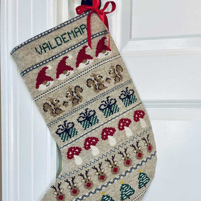 Broderikit Julesok Christmas love 2037-1 fra Pomp Stitch