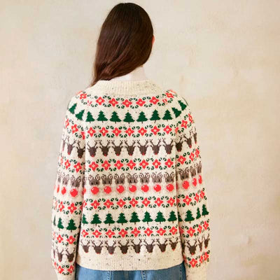 Strikkekit 24-04 Julesweater fra Sandnes Garn i Tynd Peer Gynt