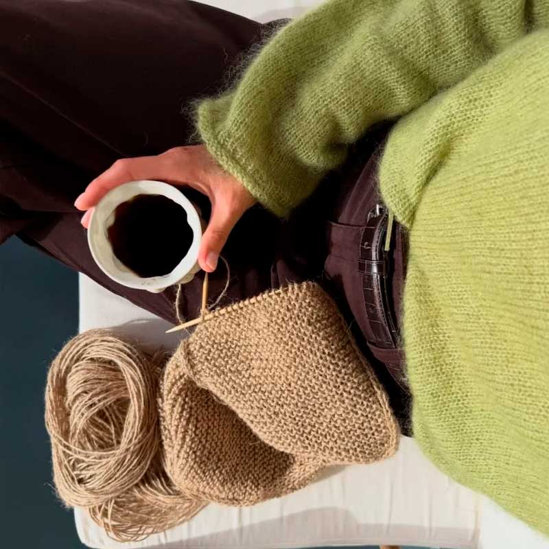 Strikkekit Julie Bag fra PetiteKnit i julie garn
