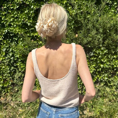 June Top fra PetiteKnit (Opskrift i fysisk papirudgave) - KreStoffer