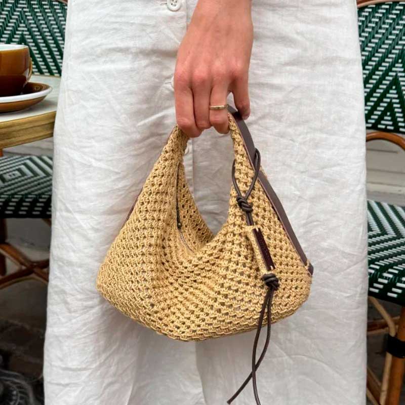 Strikkekit Juno Bag fra PetiteKnit i Crealino garn