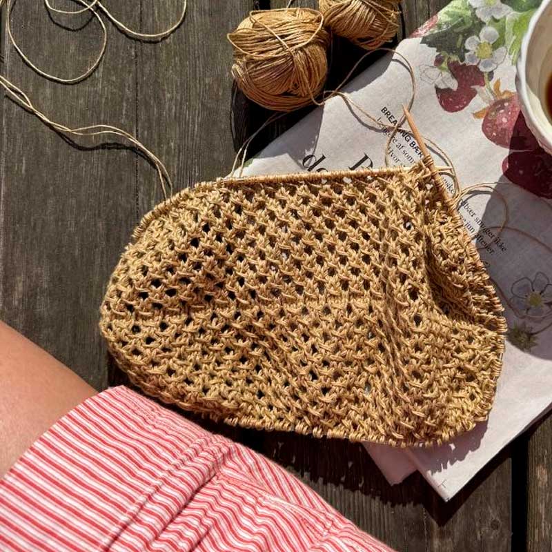 Strikkekit Juno Bag fra PetiteKnit i Crealino garn