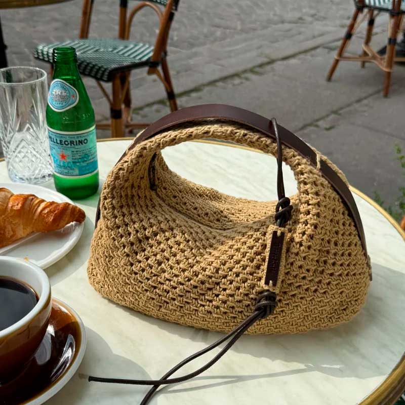 Strikkekit Juno Bag fra PetiteKnit i Crealino garn