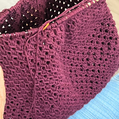 Strikkekit Juno Bag fra PetiteKnit i Tynd Line garn