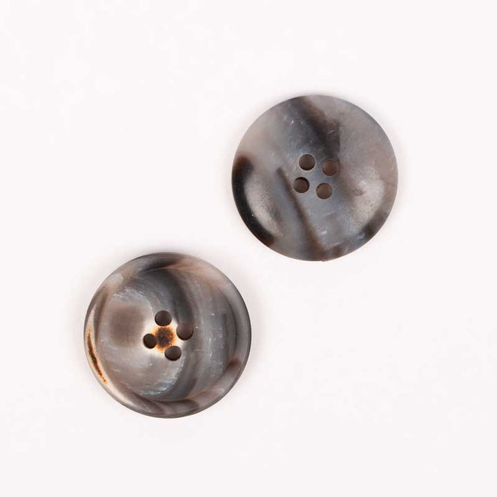 Knap fra Drops imiteret træ i mokka 23mm