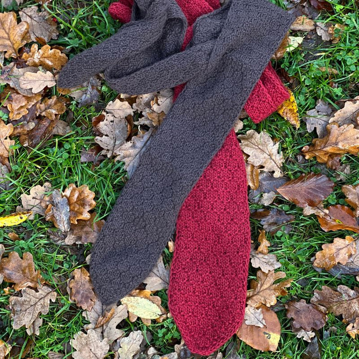 Strikkekit Kogle Scarf fra NORDIC KNIT HOUSE i Cashmere Premium