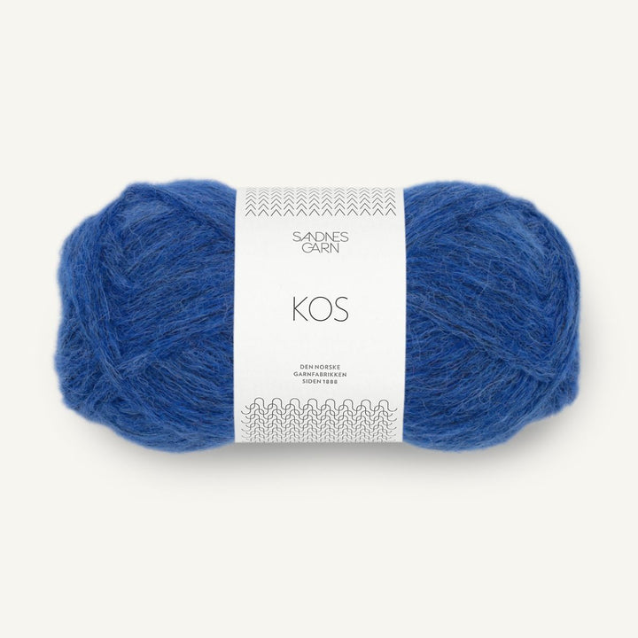KOS garn fra Sandnes Garn Dazzeling blue
