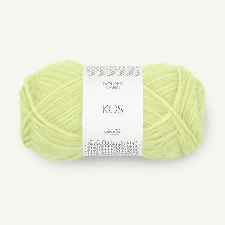 KOS garn fra Sandnes Garn Lime punch
