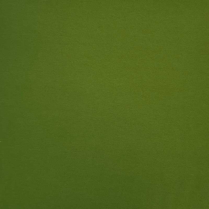 Kraftig ensfarvet viscose jersey avokado