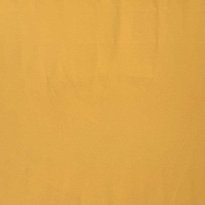 Kraftig ensfarvet viscose jersey smørgul