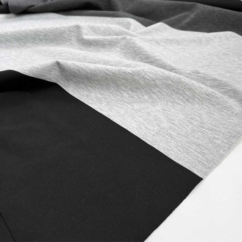 Kraftig viscose jersey med store felter