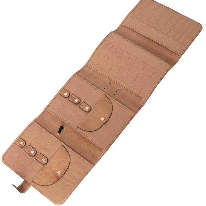 Læder etui project 14 fra RE:DESIGNED i beige