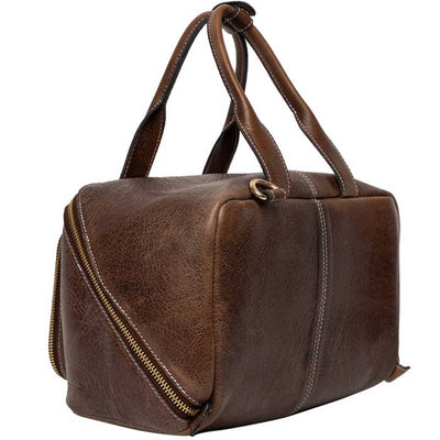 Lædertaske project 39 fra RE:DESIGNED valnød