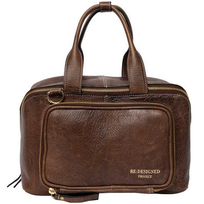 Lædertaske project 39 fra RE:DESIGNED valnød