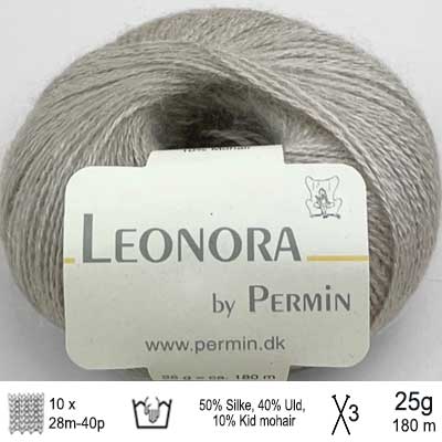 Leonora garn fra Permin Marcipan
