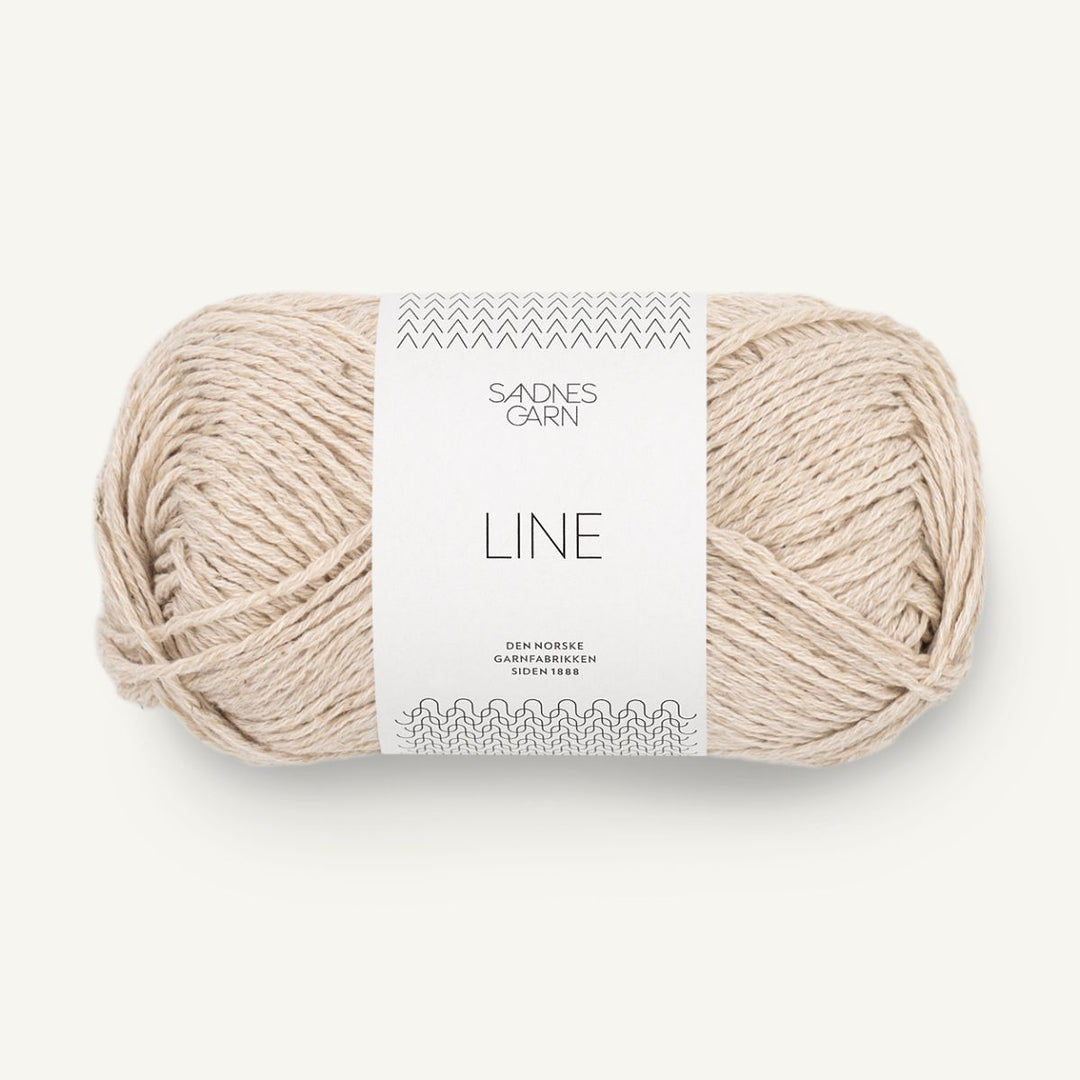 Line garn fra Sandnes Garn Mandelhvit