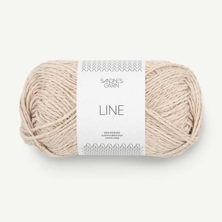 Line garn fra Sandnes Garn Mandelhvit