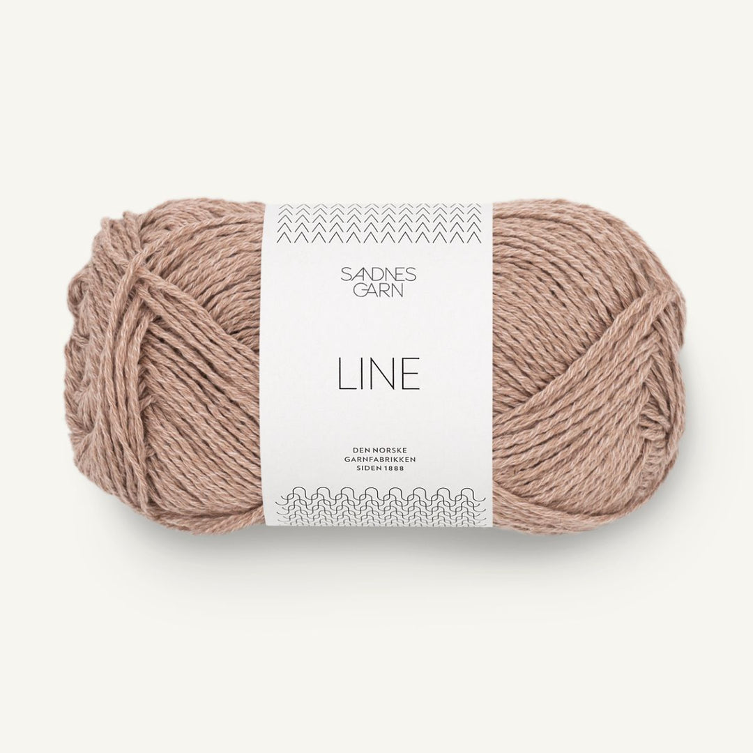 Line garn fra Sandnes Garn Café au lait