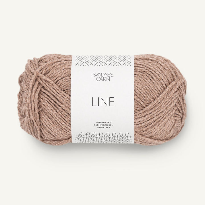 Line garn fra Sandnes Garn Café au lait