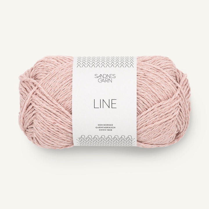 Line garn fra Sandnes Garn Pudderrosa