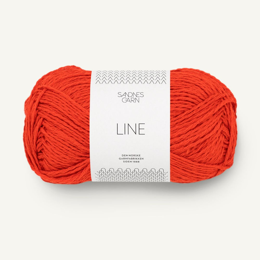 Line garn fra Sandnes Garn Spicy orange