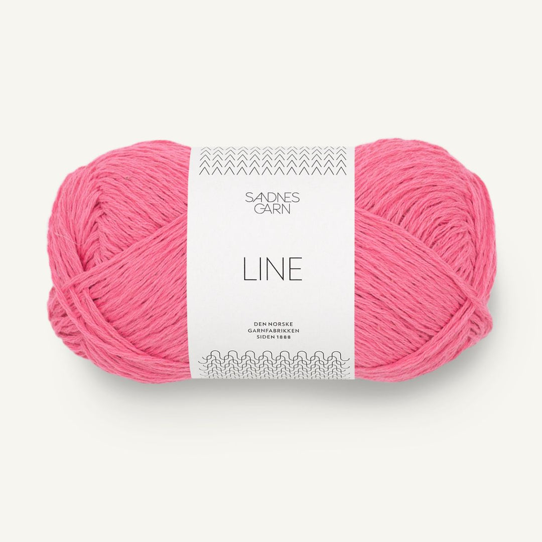 Line garn fra Sandnes Garn Bubblegum pink