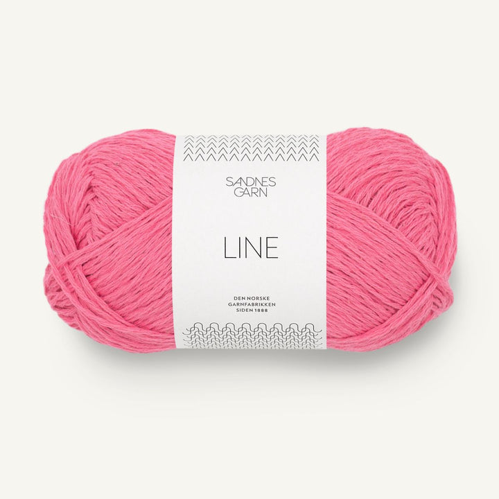 Line garn fra Sandnes Garn Bubblegum pink