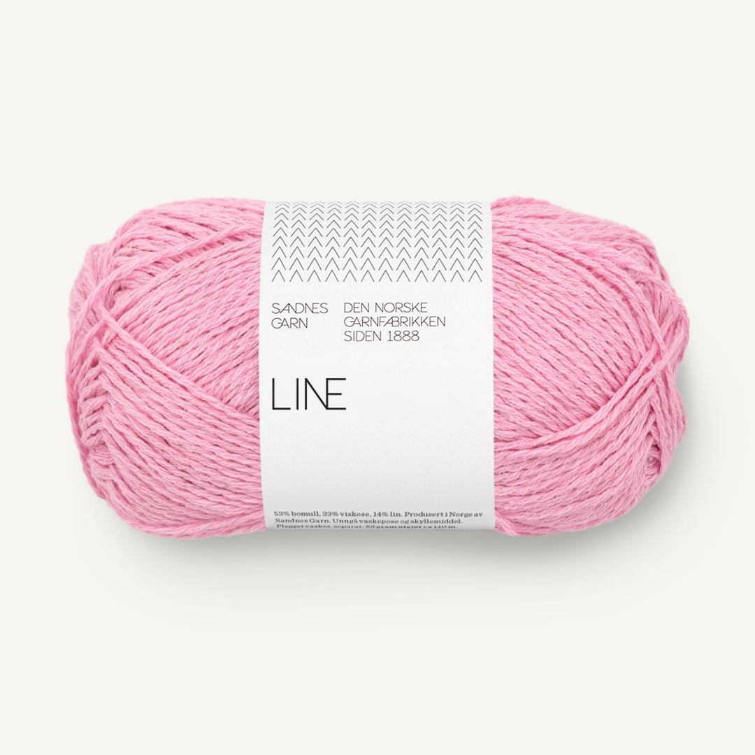 Line garn fra Sandnes Garn Pink lilla
