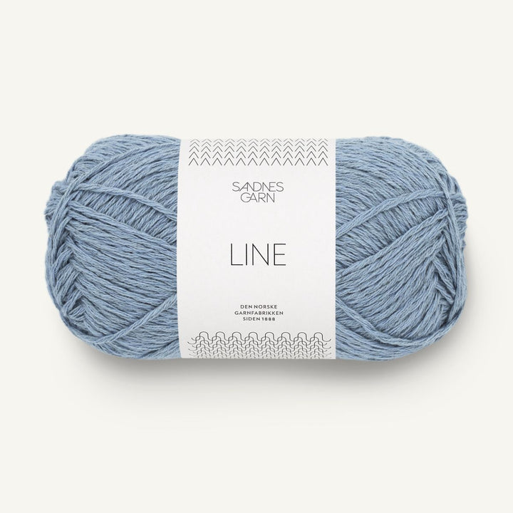 Line garn fra Sandnes Garn Blå hortensia