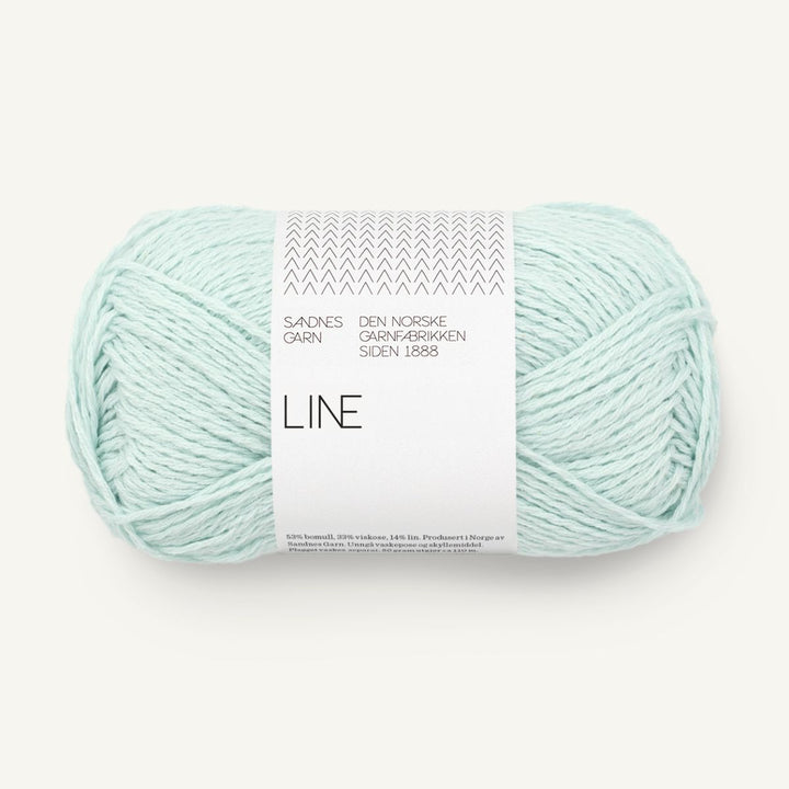 Line garn fra Sandnes Garn Mint grøn