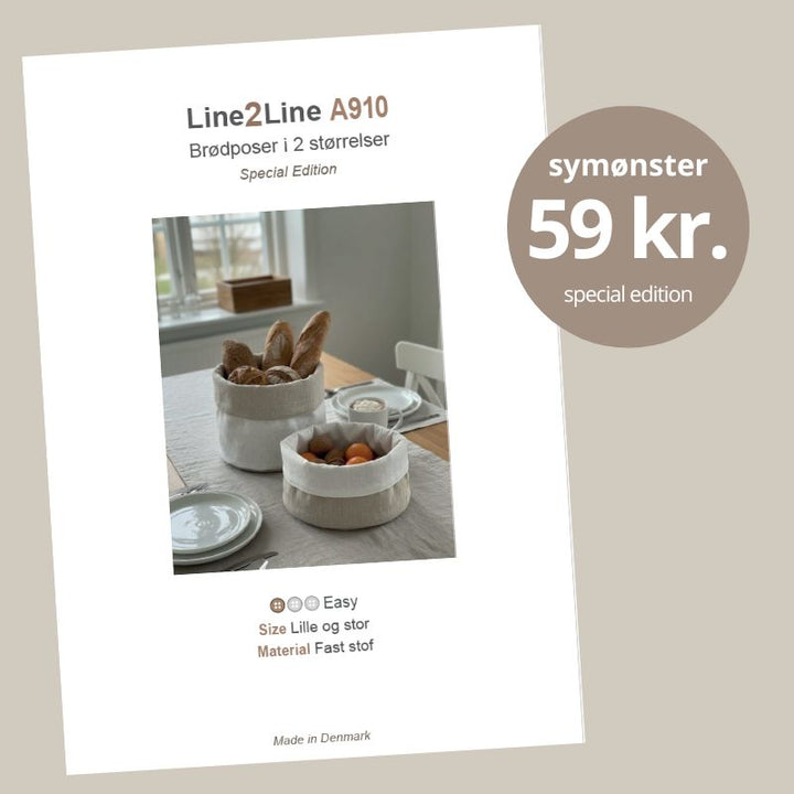 Line2Line A910 brødposer i 2 størrelser