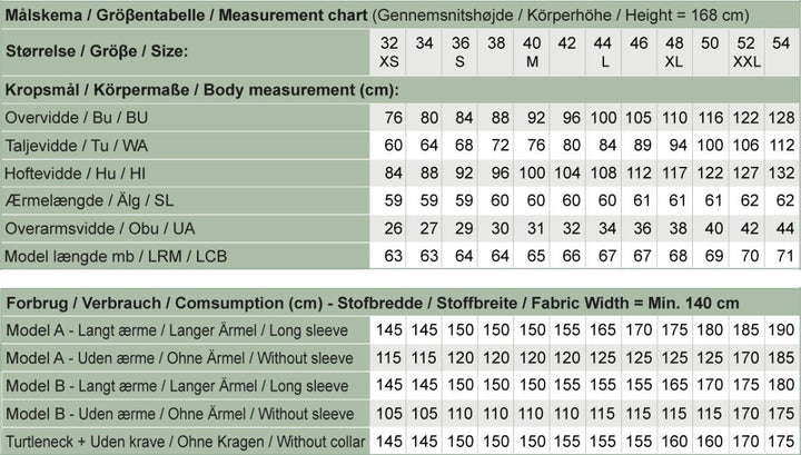 Line2Line B1258 Bluse med tre forskellige kraver