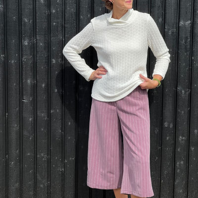 Line2Line B1258 Bluse med tre forskellige kraver