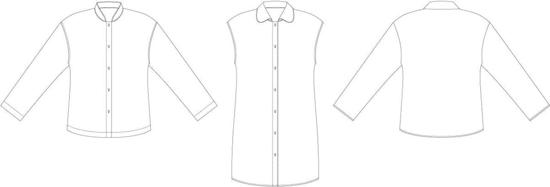 Line2Line B1260 Skjortebluse med sænket skulder
