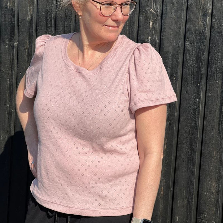 Line2Line B1265 T-shirt med pufærmer