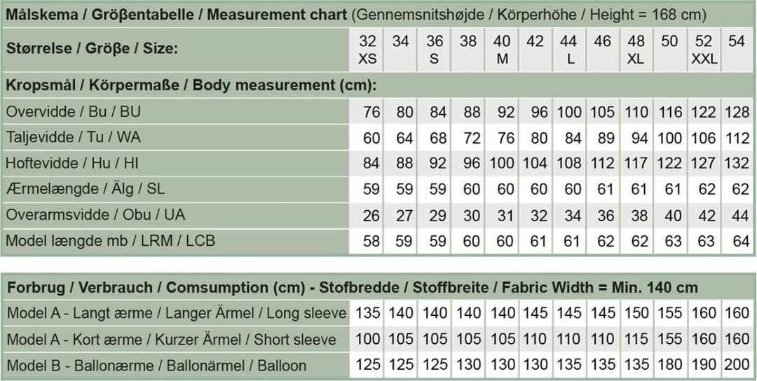 Line2Line B1267 Bluse med rund hals og slids foran