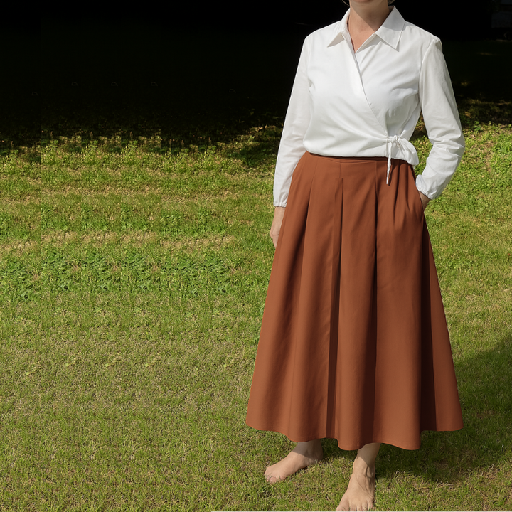 Papertouch poplin terrakotta