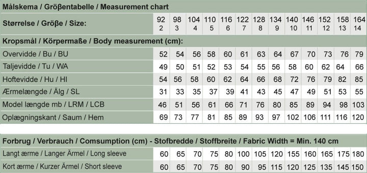 Line2Line C500 Basis T-shirt kjole til børn