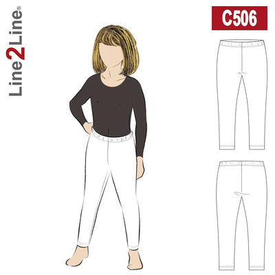 Line2Line C506 Tætsiddende leggins - KreStoffer