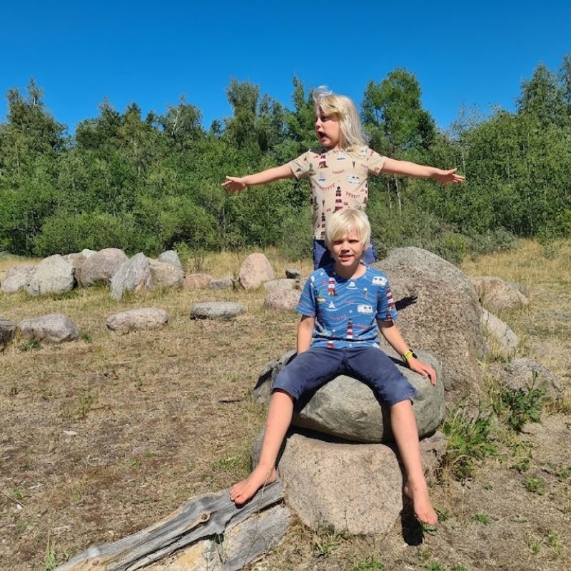 Sy en Basis T-shirt med danske feriemotiver