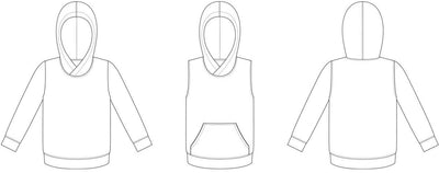 Line2Line C511 Hættetrøje eller sweatshirt - Børn - KreStoffer