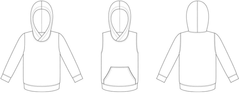 Line2Line C511 Hættetrøje eller sweatshirt - Børn - KreStoffer