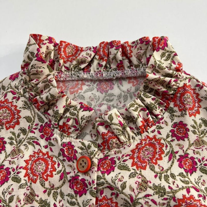Fast ecovero (viscose) med blomster på stilke