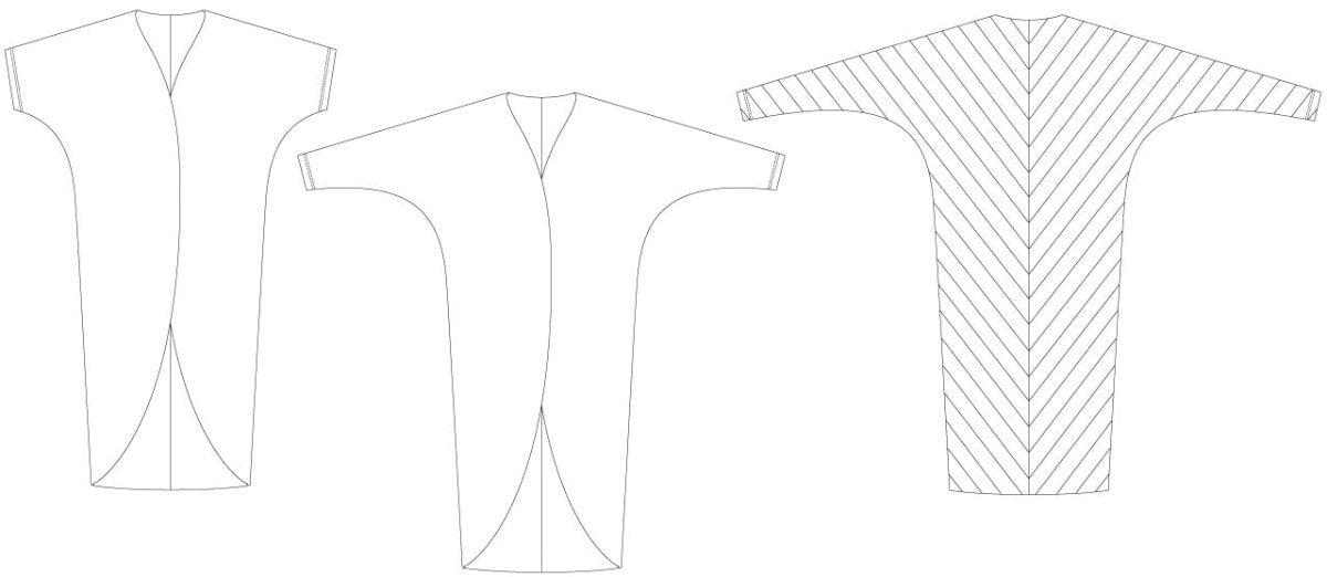 Line2Line J453 Flagermus Cardigan
