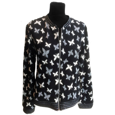 Line2Line J457 Bomber jakke med ribkanter - KreStoffer