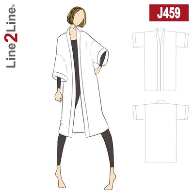 Line2Line J459 Kimono - KreStoffer