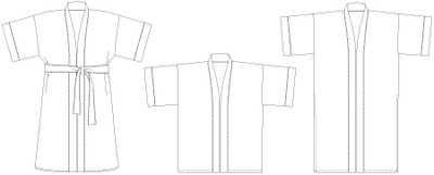 Line2Line J459 Kimono - KreStoffer