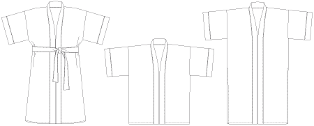 Line2Line J459 Kimono - KreStoffer