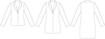 Line2Line J460 Cardigan med sjalskrave - KreStoffer