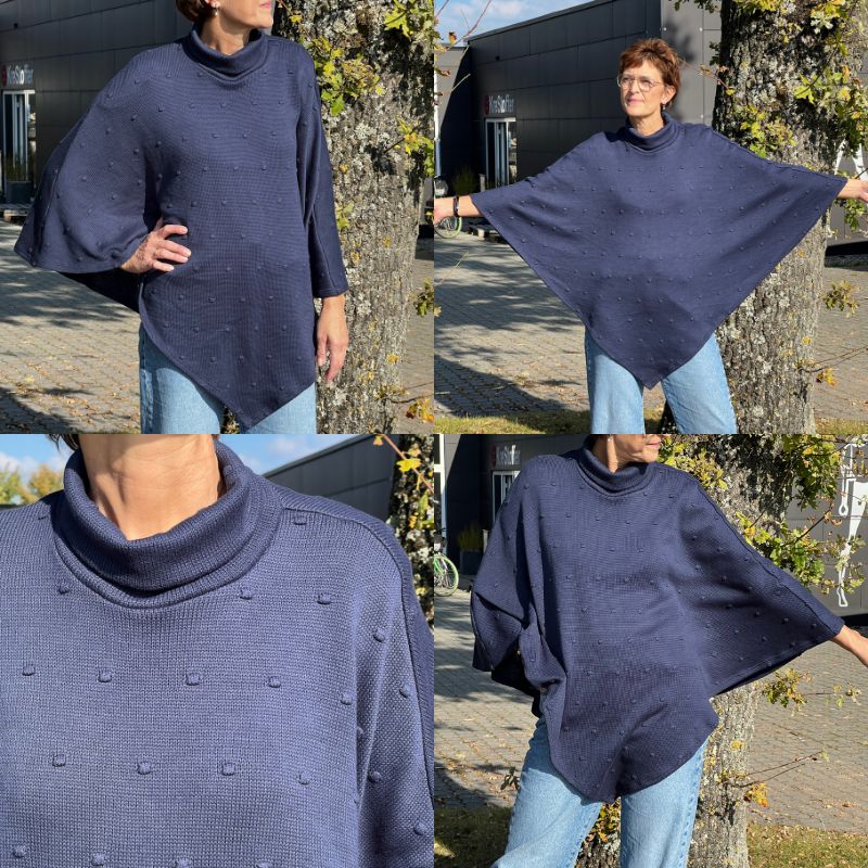 Line2Line J466 Poncho / Sjælevarmer med krave